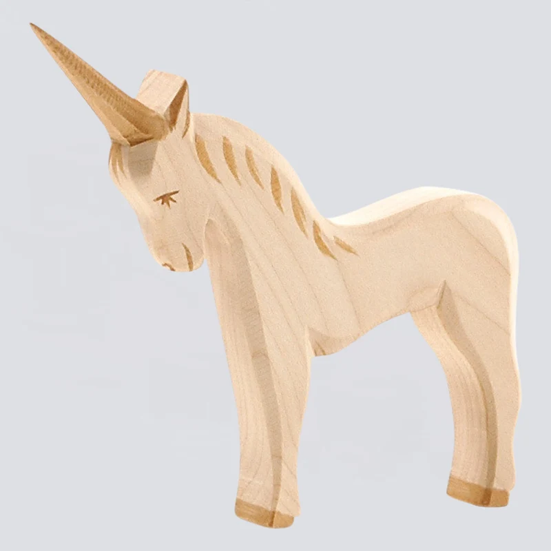 Ostheimer Holzfigur Einhorn