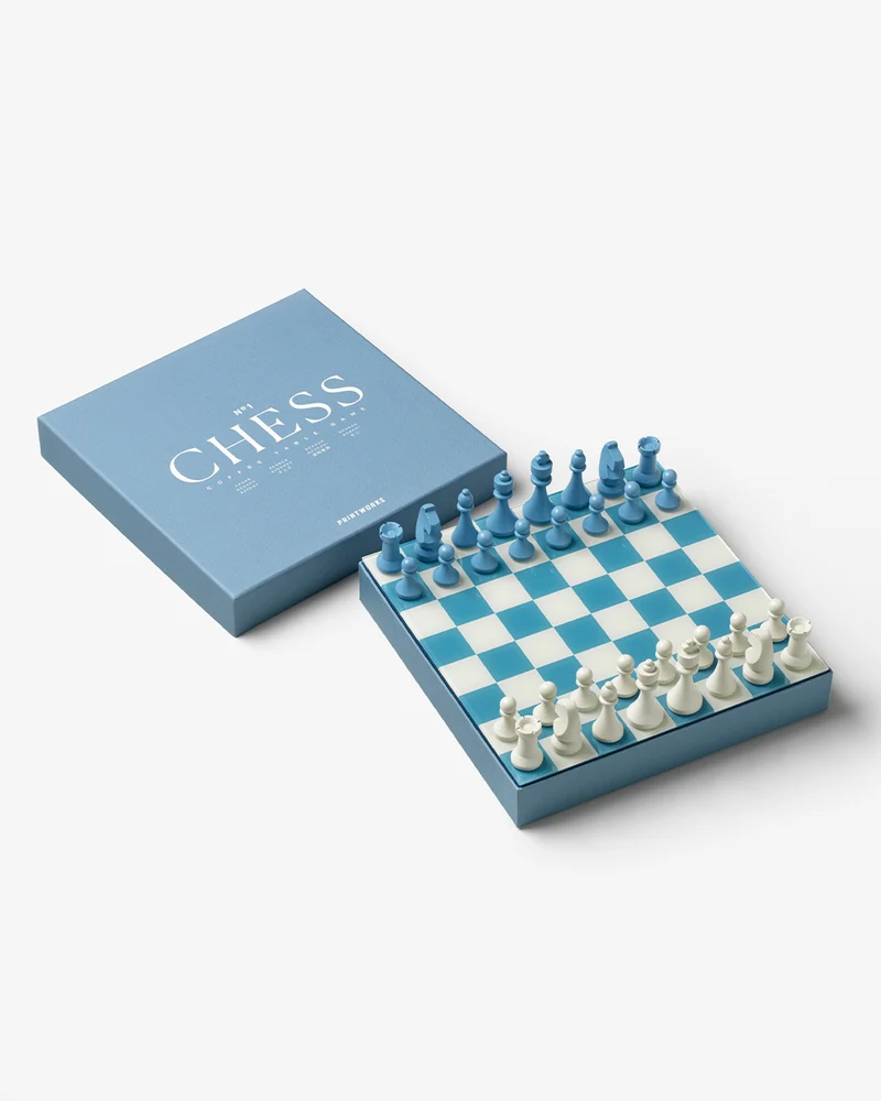 Chess, Dusty Blue