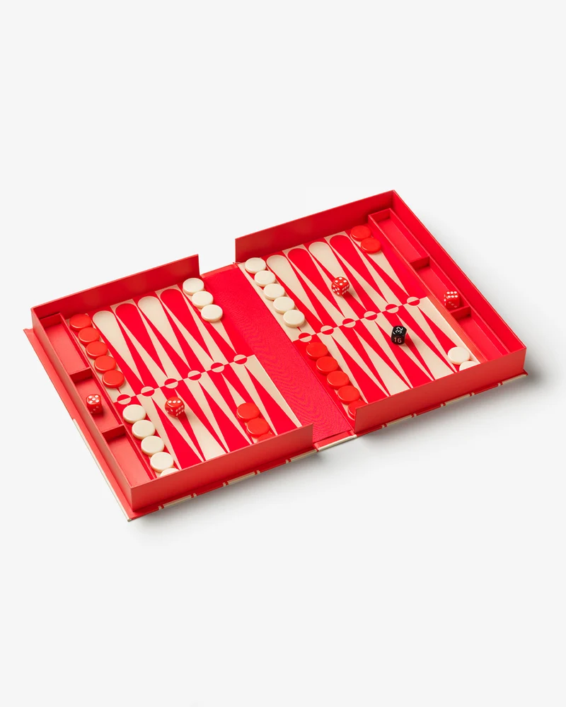 Art of Backgammon, Red/Cream