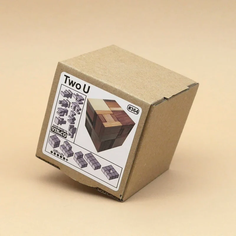 TWO U - schwieriges Interlocking-Puzzle