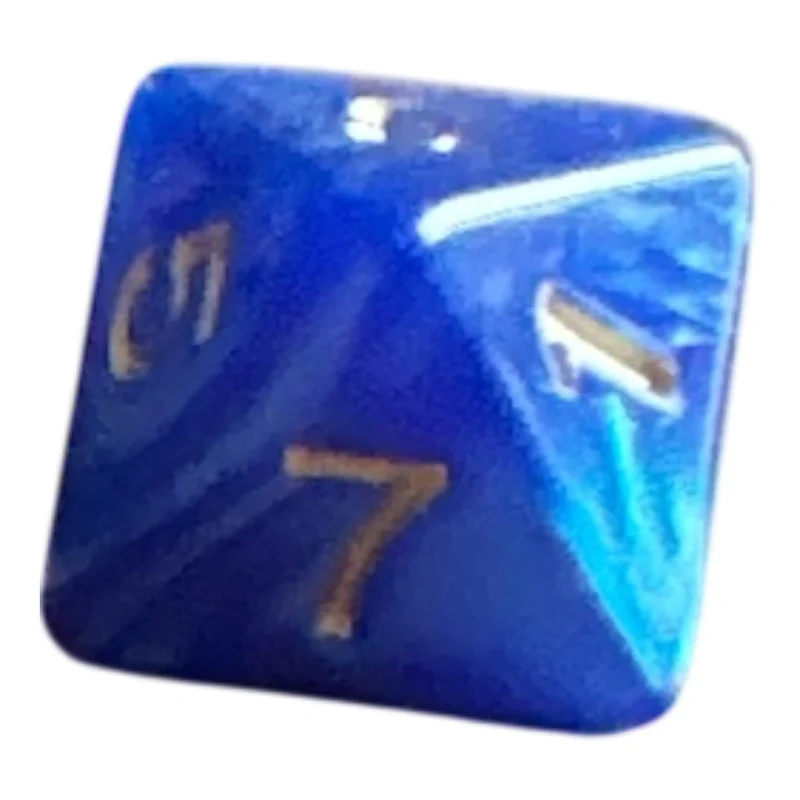 Perlmutt W8 in blau/weiß
