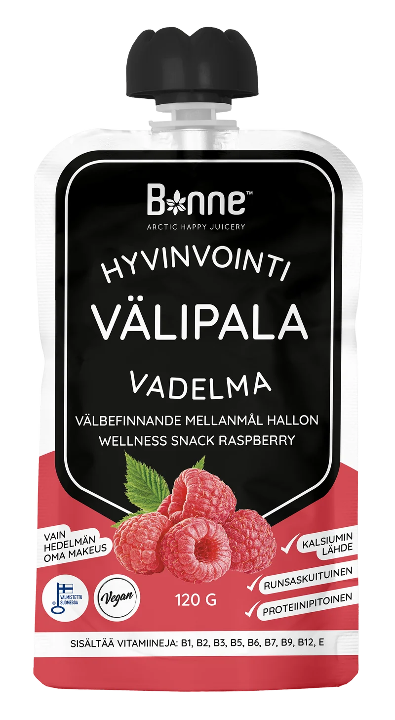 Bonne 120g Hyvinvointivälipala Vadelma