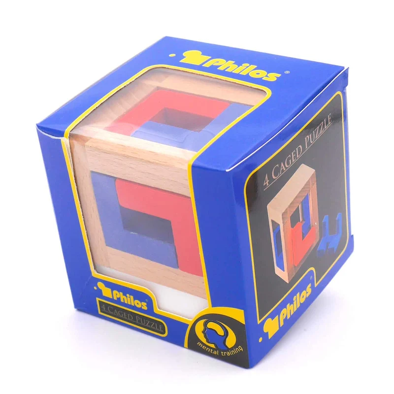 4 CAGED PUZZLE - schweres Interlockingpuzzle