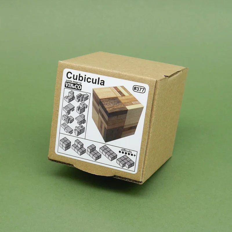 CUBICULA - tolles, schwieriges Holzpuzzle