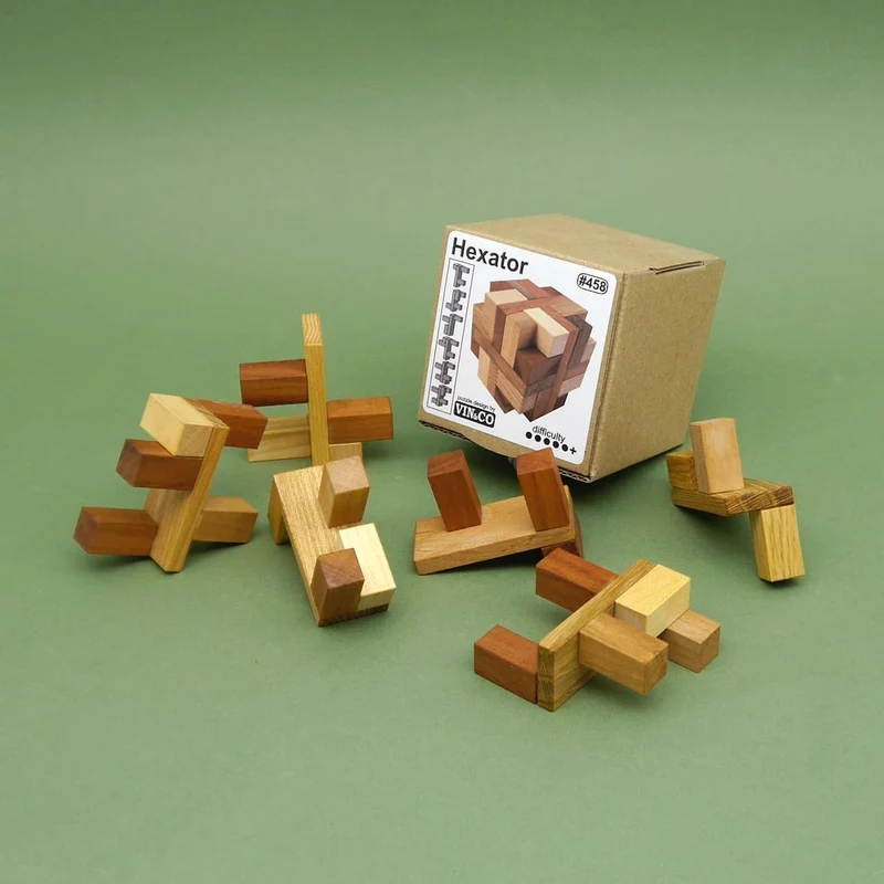 HEXATOR - herausforderndes Holzpuzzle