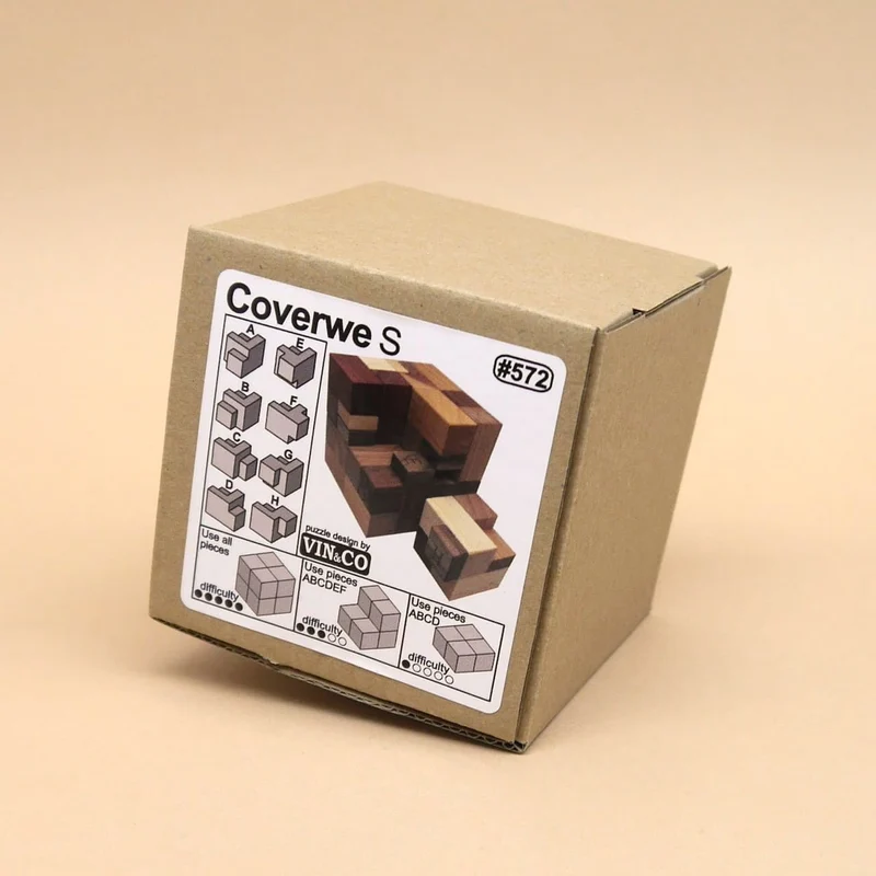 COVERWE - edles Rätsel-Puzzle