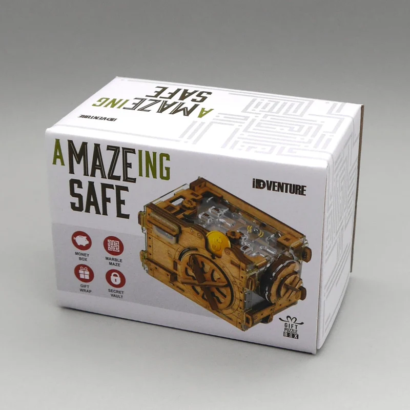 A-MAZE-ING SAFE - Geschenk-Puzzle-Box