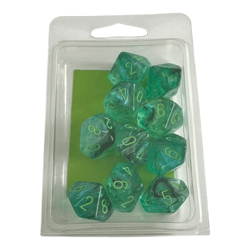 Chessex Borealis Kelp Light Green 10 x W10 Set