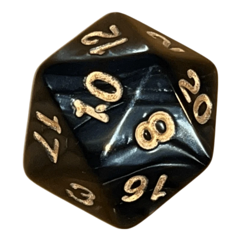 Perlmutt W20 in schwarz