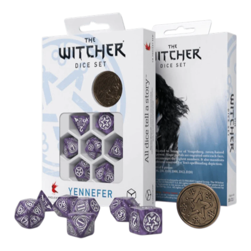The Witcher Würfel Set Yennefer - Flieder & Stachelbeeren