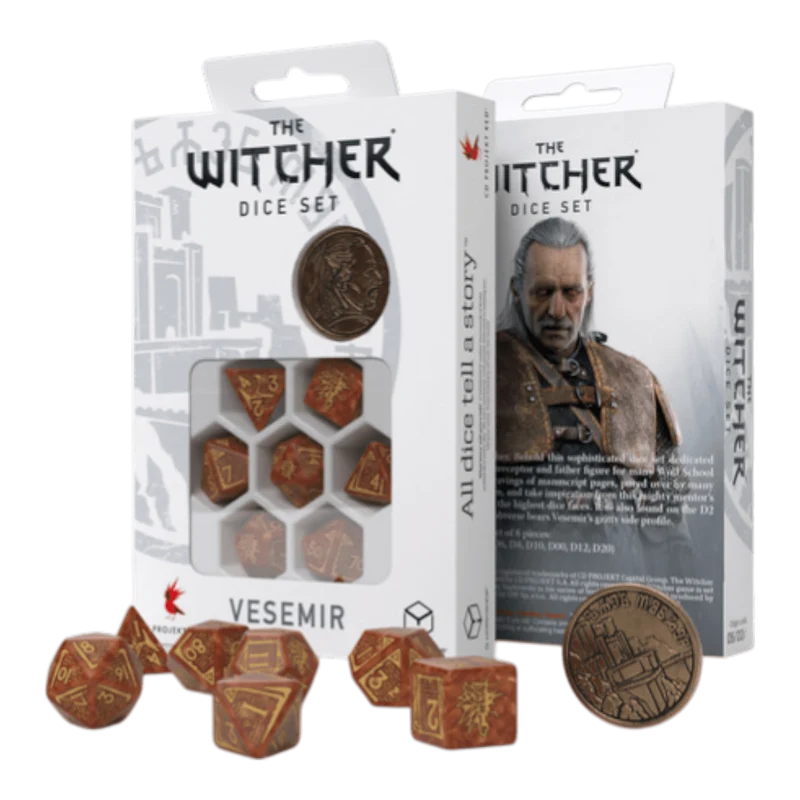 The Witcher Würfel Set Vesemir - Der weise Hexer