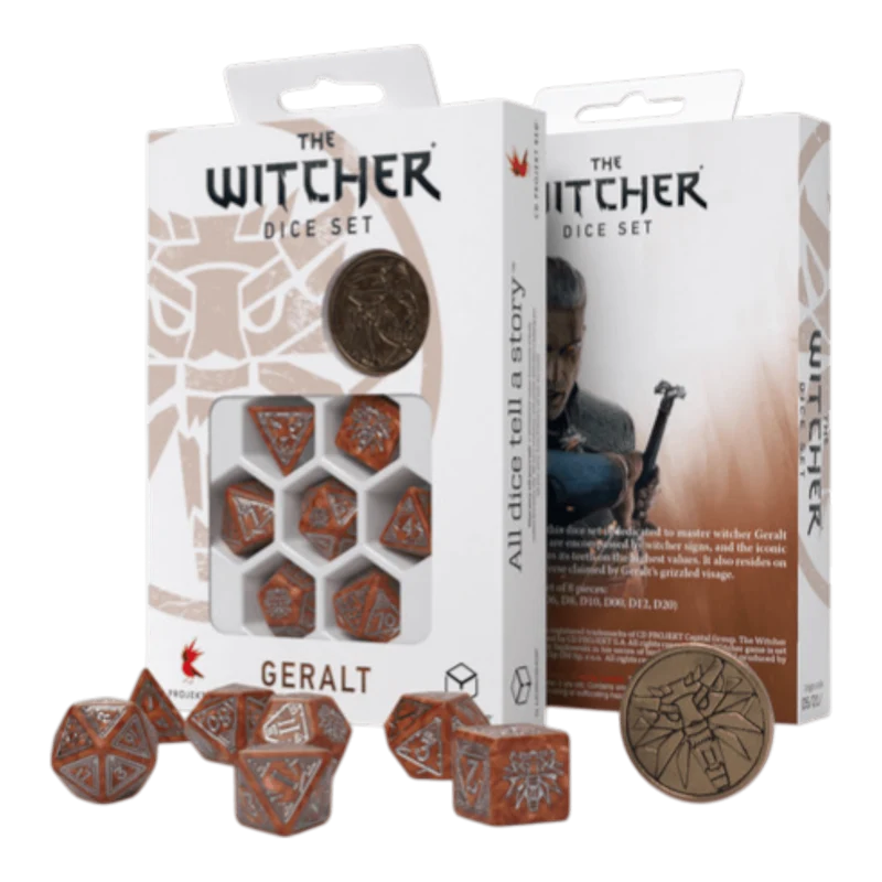"The Witcher" Würfel Set Geralt - Der Monsterschlächter
