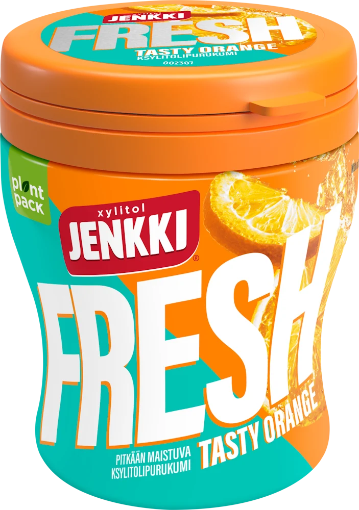 Jenkki Fresh Tasty Orange ksylitolipurukumi 70g