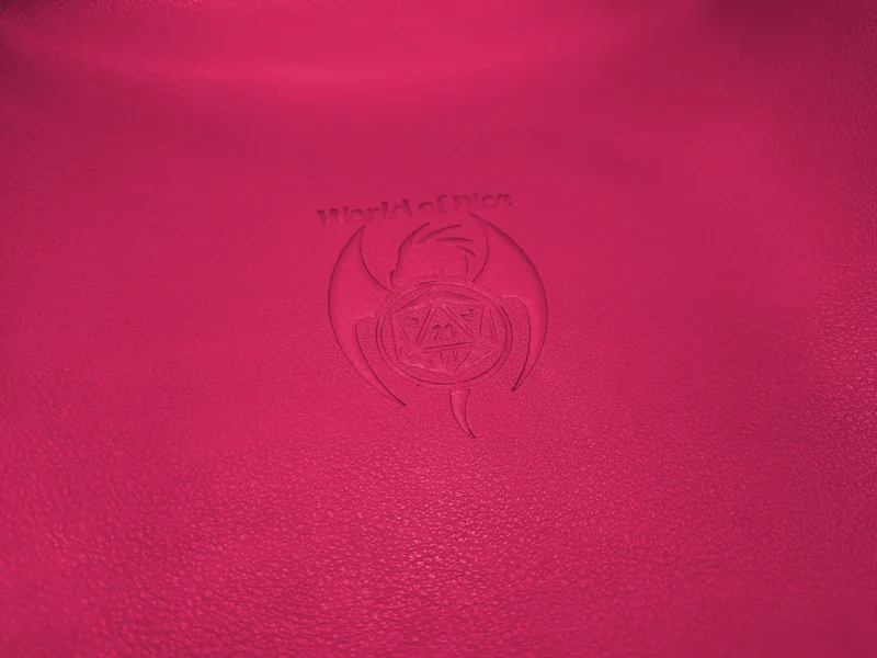 Würfelteller pink