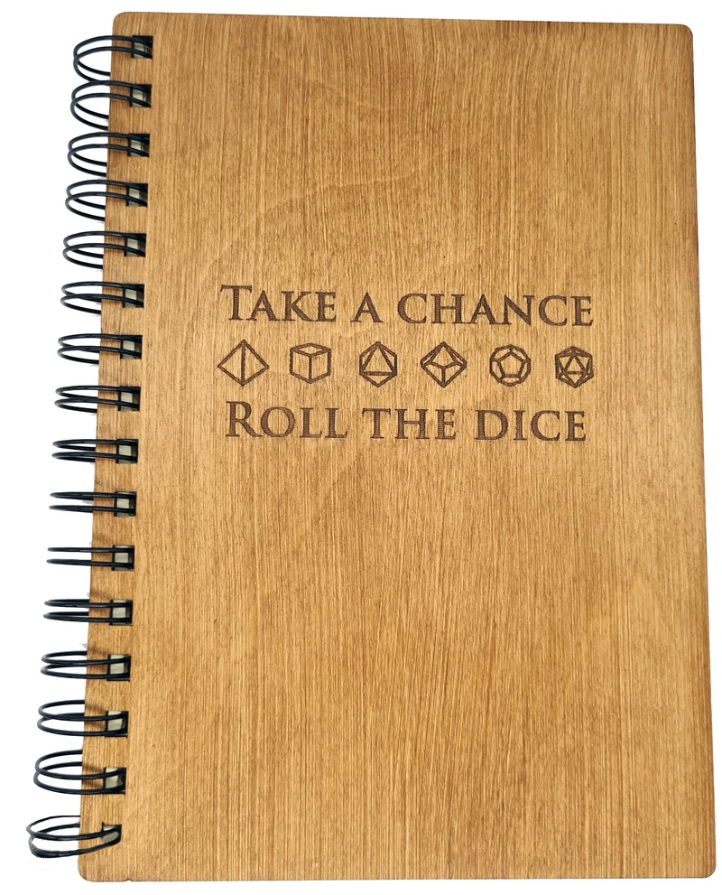 Notizbuch Roll The Dice
