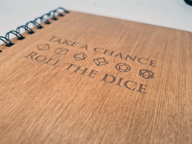 Notizbuch Roll The Dice