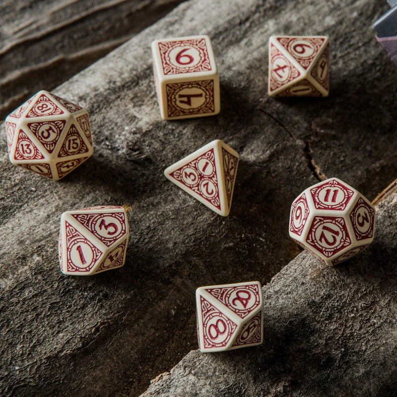 Viking Beige & Burgundy