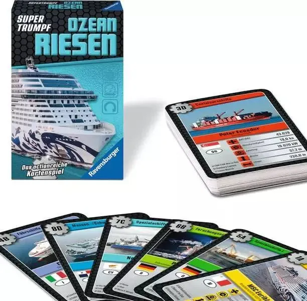 Supertrumpf Ozeanriesen - Kartenspiel ab 7 Jahren