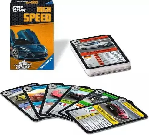 Kartenspiel Supertrumpf High Speed – Autos