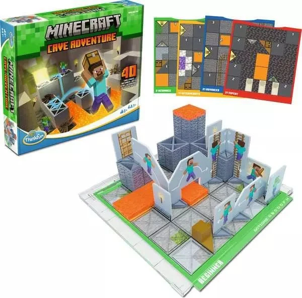 ThinkFun Minecraft Cave Adventure – Logikspiel ab 8 Jahren