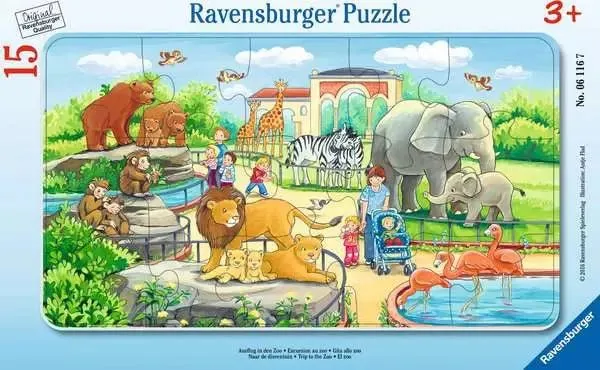 Zoo Rahmenpuzzle ab 3 Jahren – Ravensburger