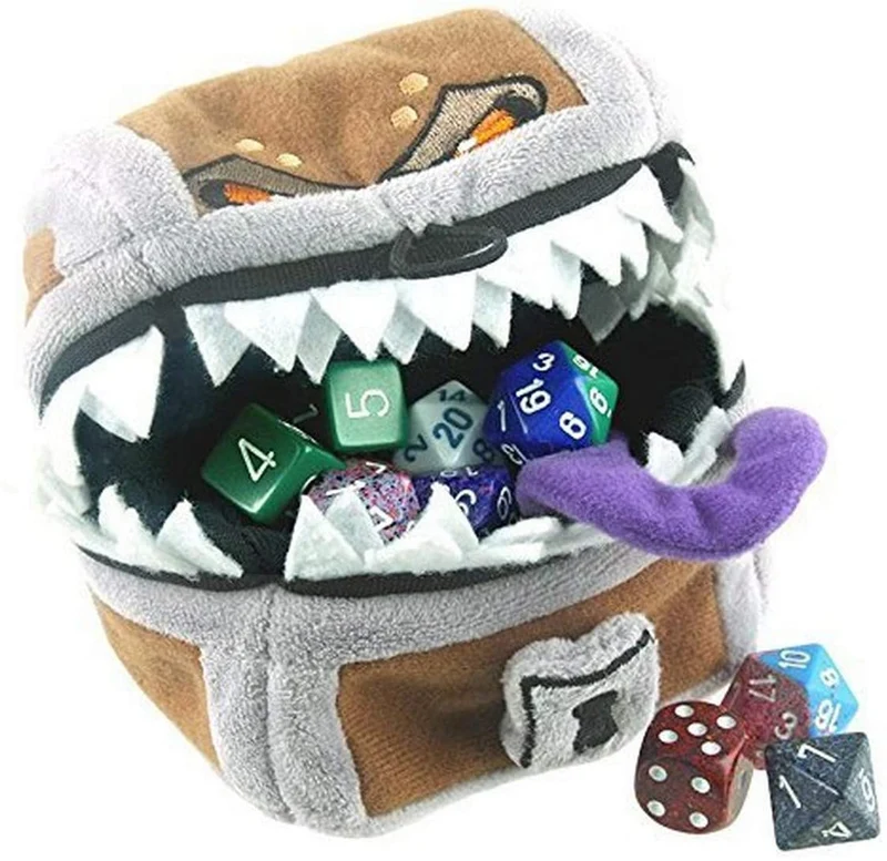 D&D Mimic Plüsch-Würfelbeutel