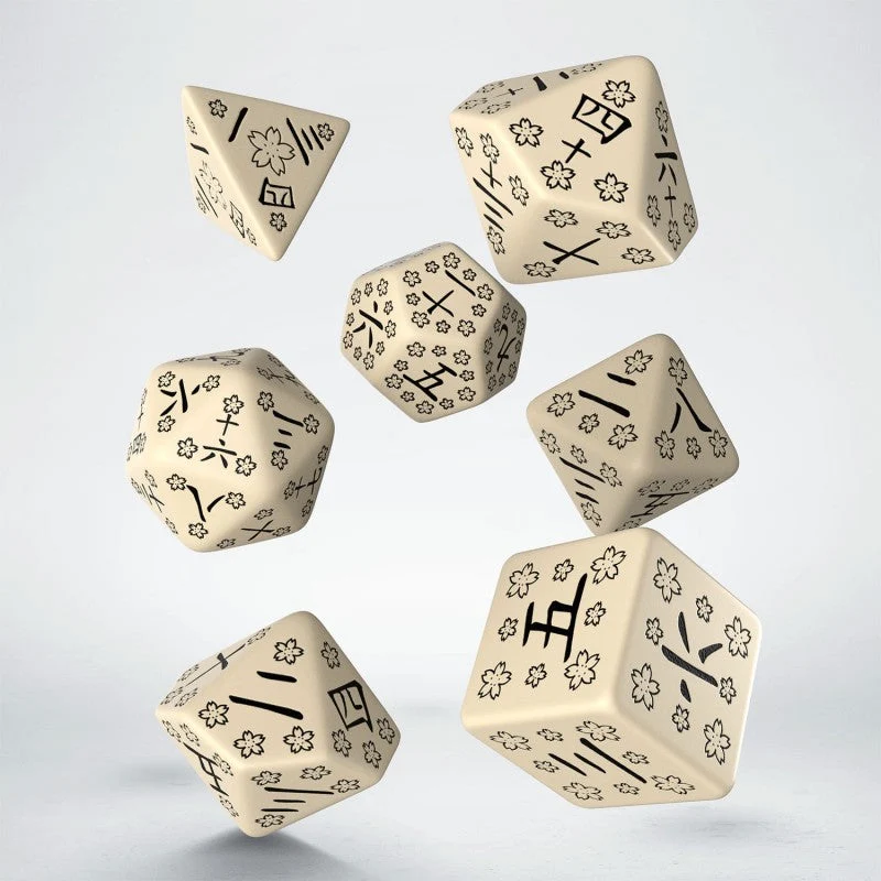 Japanese Dice Set - Serie mit Kanji Ziffern
