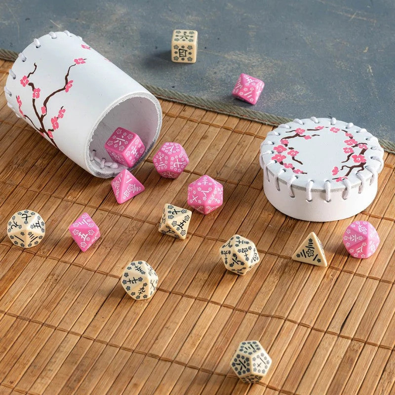 Japanese Dice Set - Serie mit Kanji Ziffern