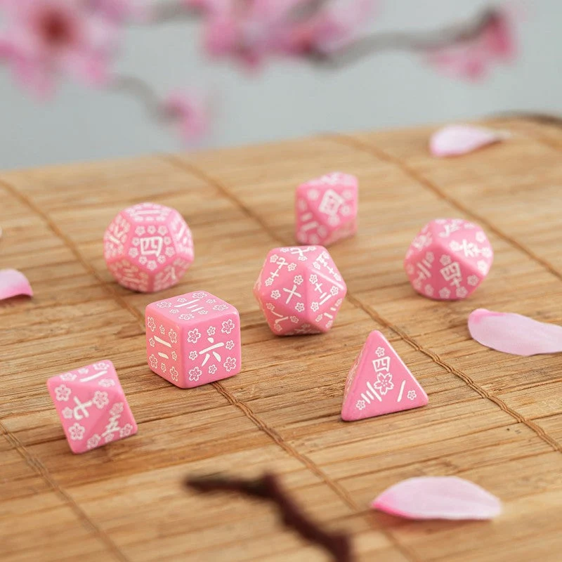 Japanese Dice Set - Serie mit Kanji Ziffern