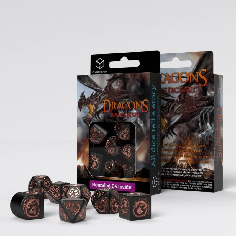 Dragons Edition mit rundem D4