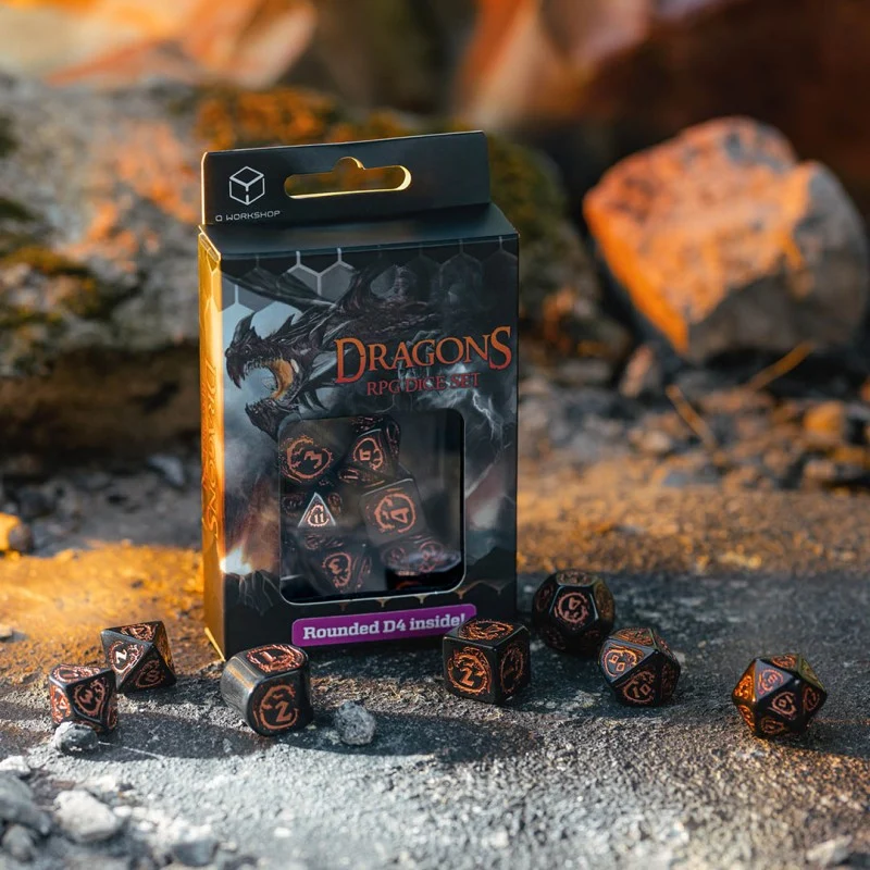 Dragons Edition mit rundem D4