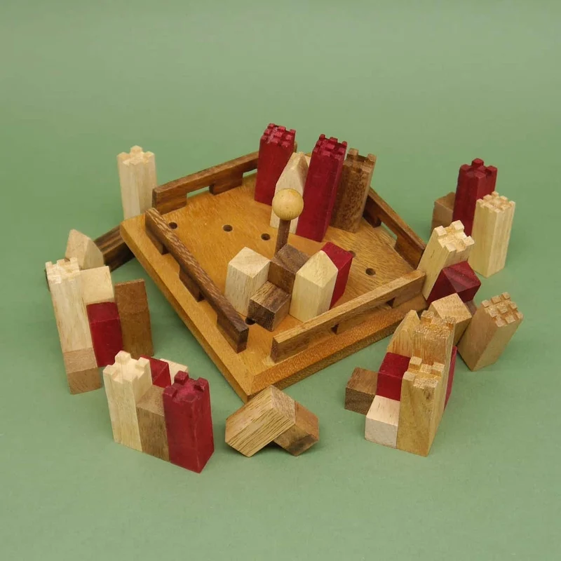 BURGPUZZLE - variantenreiches Denkspiel