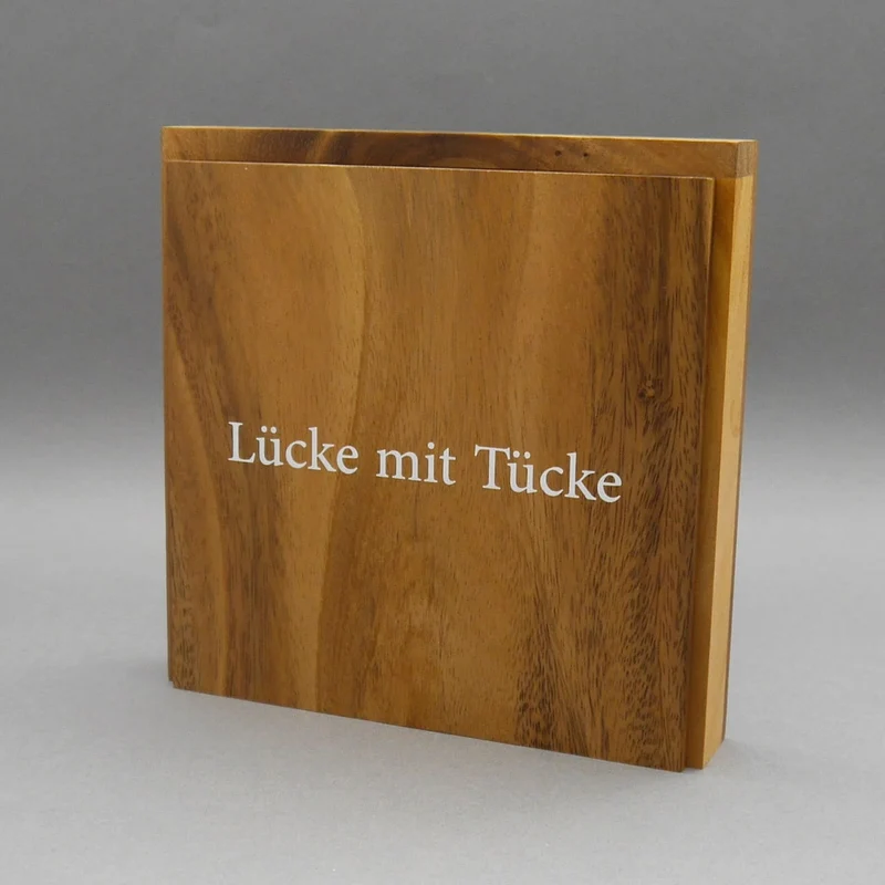 LÜCKE MIT TÜCKE - interessantes Brettspiel