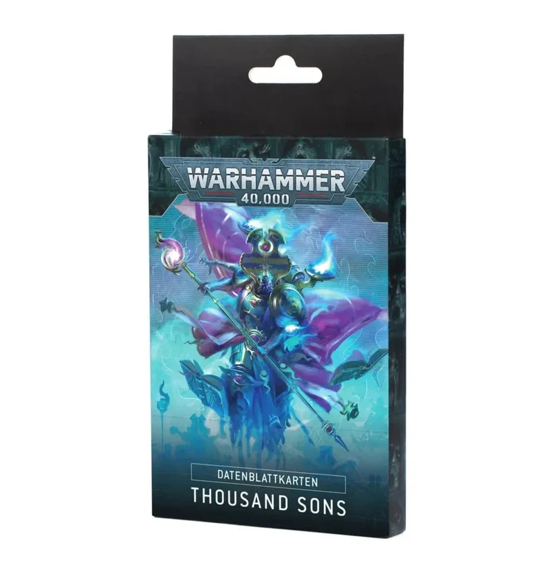Datenblattkarten: Thousand Sons (Deutsch)