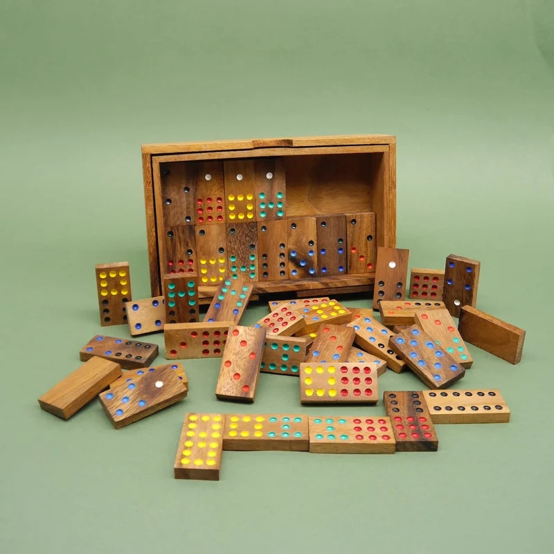 DOMINO DOPPEL 9 - klassisches Legespiel