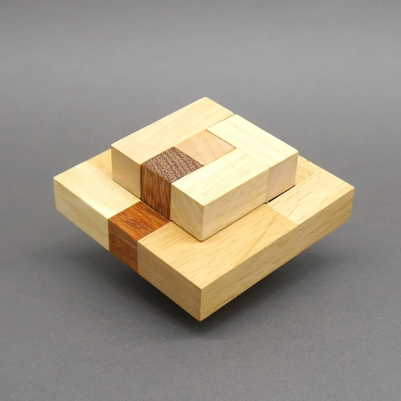 DOUBLE UT - schwieriges Interlocking-Puzzle