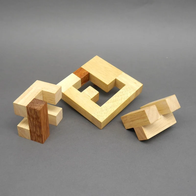 DOUBLE UT - schwieriges Interlocking-Puzzle