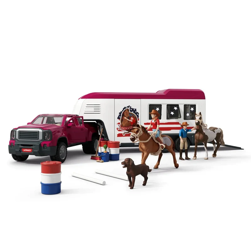 Lakeside Truck mit Anhänger – Schleich Horse Club Spielfigur Set