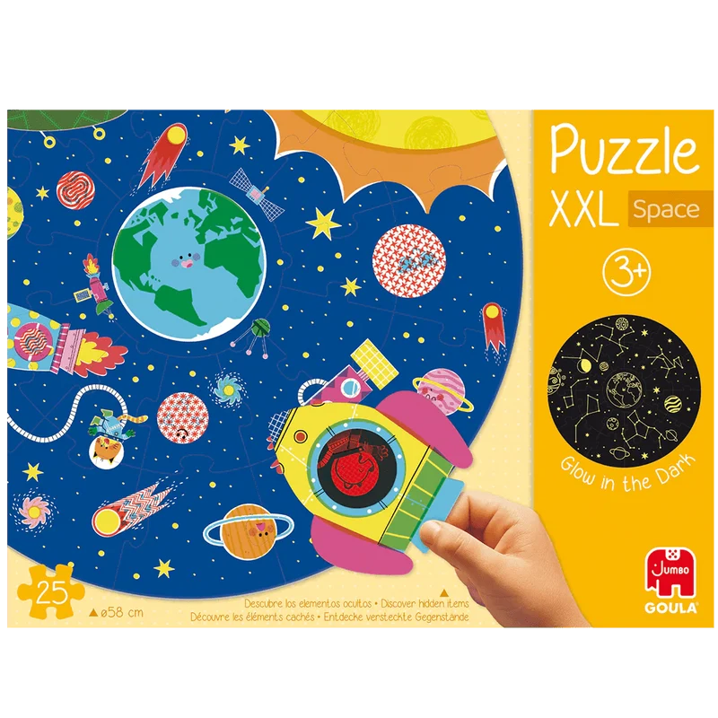 Goula XXL Space Puzzle – Leuchtendes Lernpuzzle