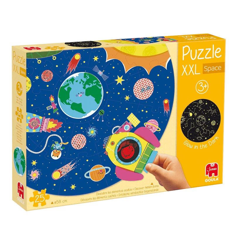 Goula XXL Space Puzzle – Leuchtendes Lernpuzzle