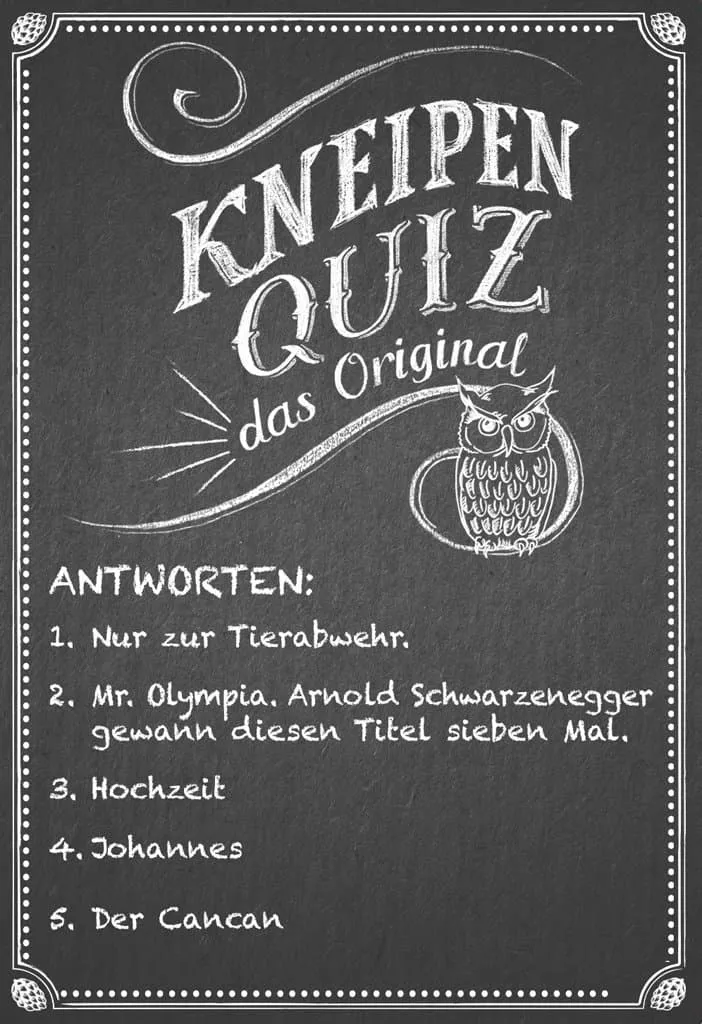 Kneipenquiz das Original