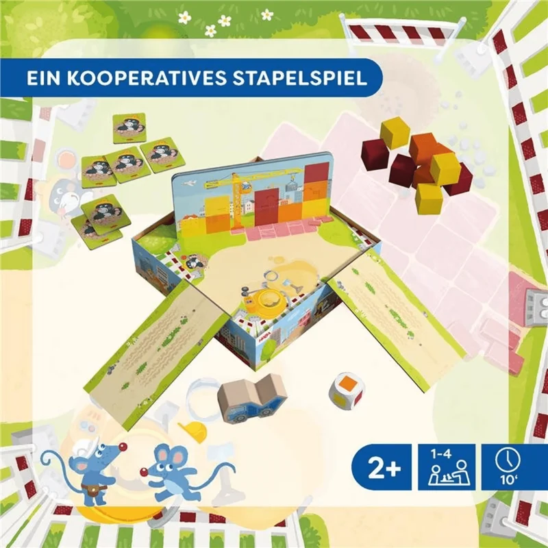 HABA Meine ersten Spiele – Stein auf Stein Holzspiel