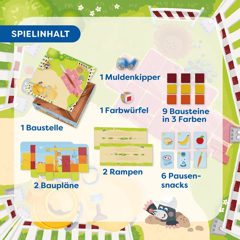 HABA Meine ersten Spiele – Stein auf Stein Holzspiel