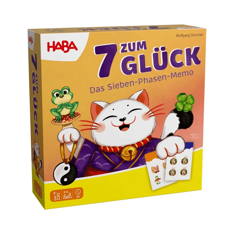 HABA 7 zum Glück – Gesellschaftsspiel mit Köpfchen