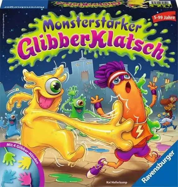 Ravensburger Monsterstarker GlibberKlatsch – Reaktionsspiel ab 5 Jahren