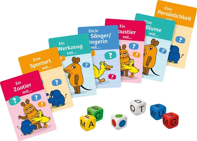 Die Maus. Mit Köpfchen, Kinderspiel, Reisespiel in der Metalldose