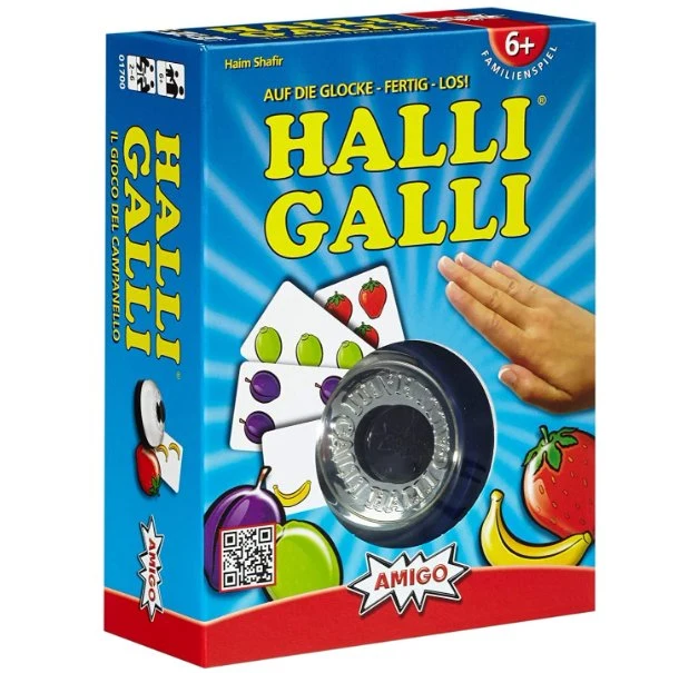 Halli Galli Kartenspiel – Reaktionsspiel mit Glocke