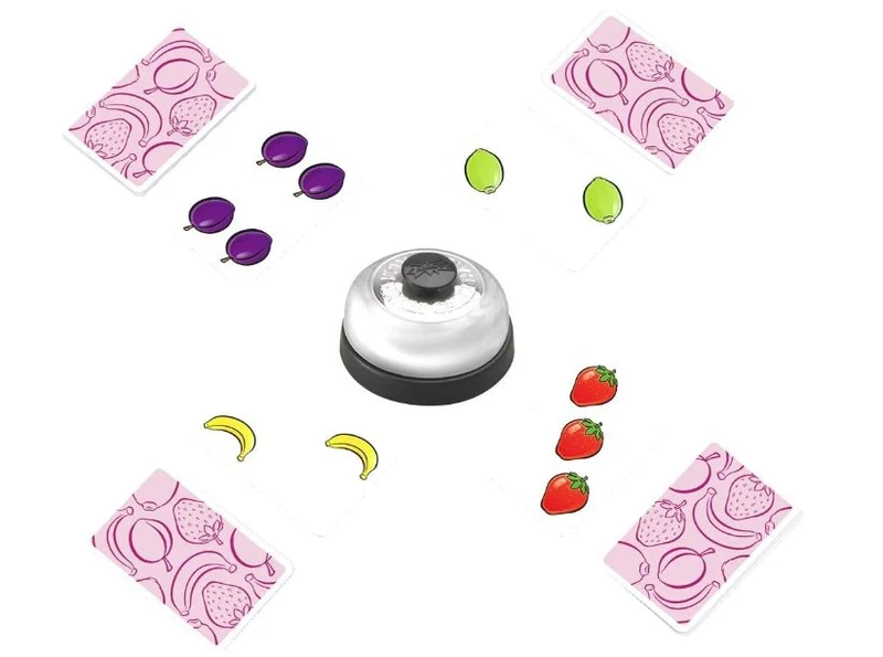 Halli Galli Kartenspiel – Reaktionsspiel mit Glocke