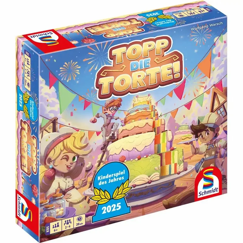 Kinderspiel Topp die Torte! Kinderspiel des Jahres 2025