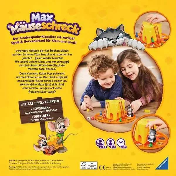 Max Mäuseschreck ab 4 Jahren – Ravensburger